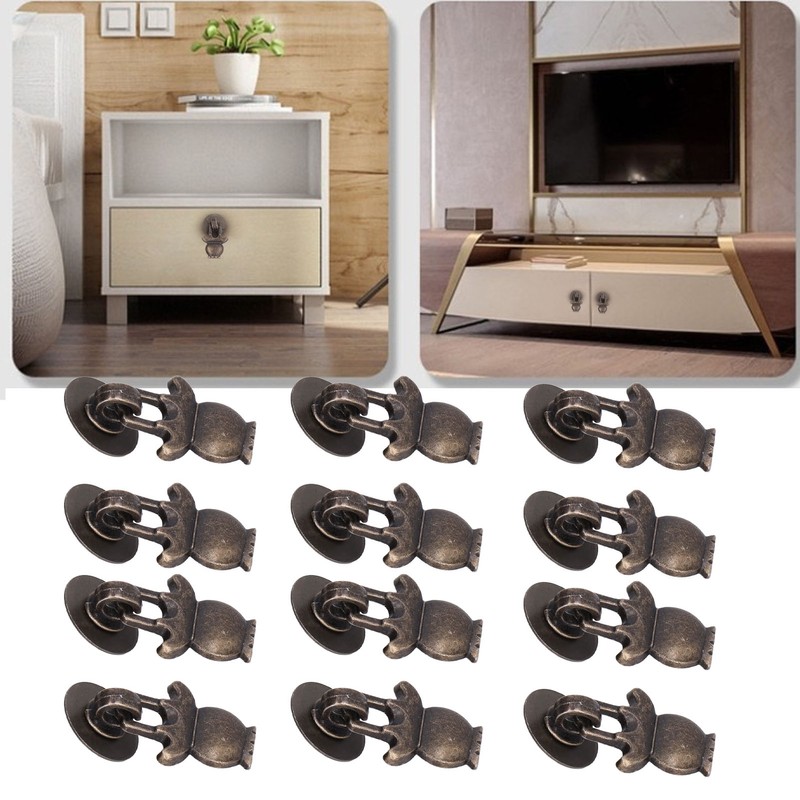 20sets Drawer Pulls Retro Elegant Reliable Durable Compact DIY Making