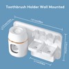 TuCao Toothpaste Dispenser Wall Mounted, Automatic Toothpaste Dispenser for Kids,