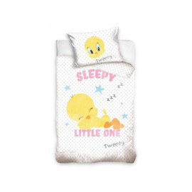 Carbotex Looney Tunes Tweety Tweety Kids Duvet Cover Size 100 x 135 cm Pillowcase 40 x 60 cm