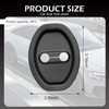 Opuweiy 2 PCS Door Latch Protective Cover, Silicone Door Lock