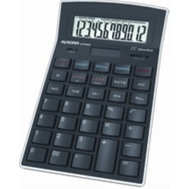 Aurora Dt930p 12-Digit Desktop Calculator - Black
