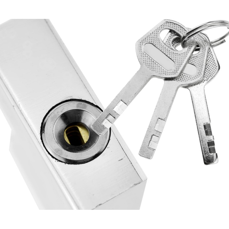 Micro Traders Shutter Padlock Heavy Duty Shackle Pad Lock Steel