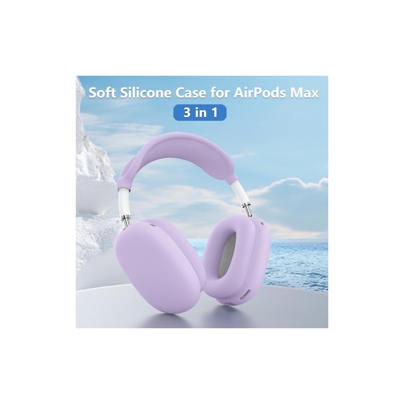 Funda de silicona para AirPods Max 2/AirPods Max (2026/2024/2020), color