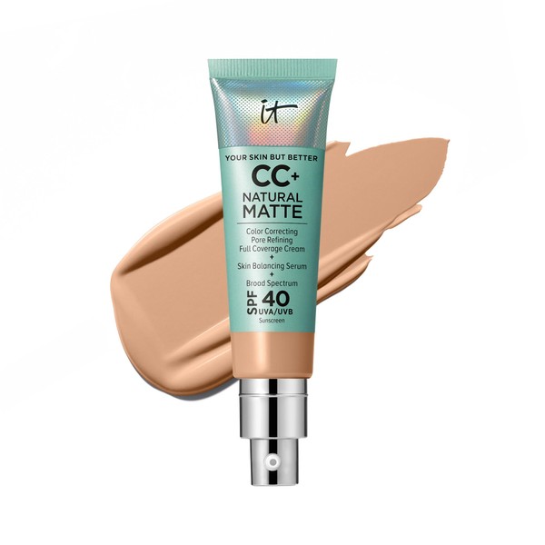 IT Cosmetics CC+ Cream Natural Matte Foundation with SPF 40