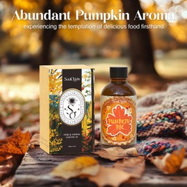 SoulOrigin Pumpkin Pie Essential Oil 120ml (4 Fl Oz), Cozy Fall Fragrance Oils for Aromatherapy Essential Oil Diffuser, Natural Autumn Scented Oils for Candle Making, Gifts for Women