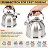 Tea Kettle for Stovetop, Food Grade Stainless Steel Water Kettle,