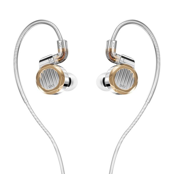LETSHUOER DX1 Wired Earphones, 11mm Aluminum Magnesium Alloy Diamond Pattern