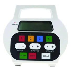 Chef Master Timer, Timer for Cooking, Kitchen Timer, Digital Timer Countdown Timer for Excercise, Cooking, Timer for Study Kids & Teacher, 4-Channel Digital Large Display Timer up to 10 Hour (90218)