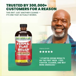 salamnutrition Organic FIrm & Flat Belly Detox & Energizer. Burn Body Fat Fast 12 in 1  . 16 OZ