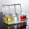 V·RESOURCING Clear Seasoning Box, 3 Pieces Seasoning Rack Spice Pots
