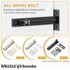 MaozyHomie 3 Inch Solid Brass Surface Bolt, Heavy Duty Concealed