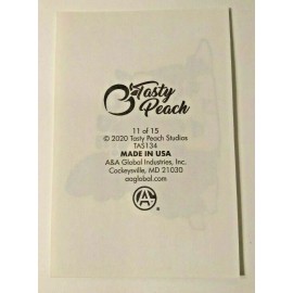 A&A Global Industries Tasty Peach Sticker Decal Glossy Cute Kawaii Animals Nope