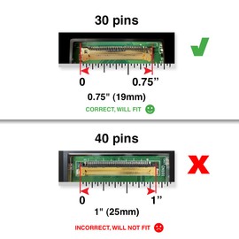 LCDBros Replacement Screen for HP 14-CF2733WM 30 Pins HD 1366x768 Matte LED LCD with Tools & Tape