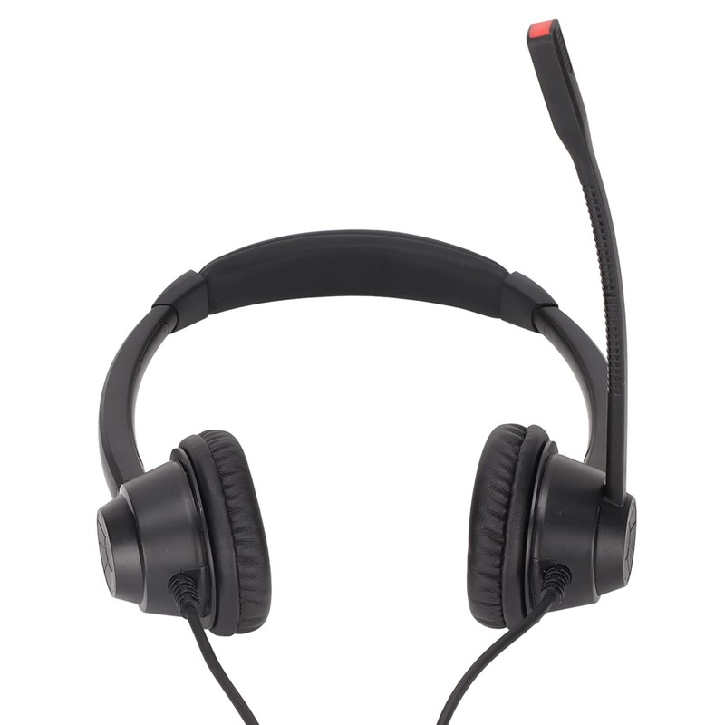 RJ9 Telephone Headset with Microphone Noise Cancelling Dual Ear Office