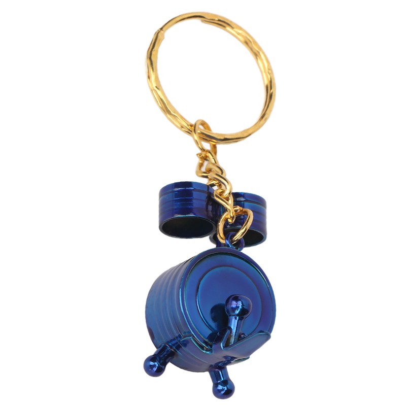 Mini Drums Keychain Attractive High Strength Metal Portable Mini Instrument