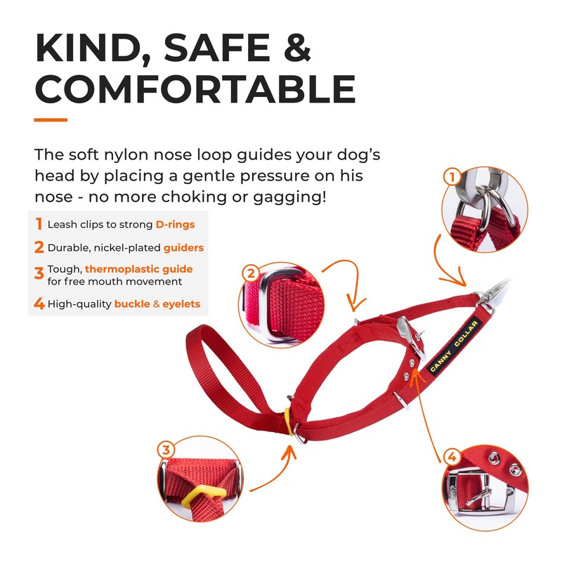 Canny Collar No Pull Dog Head Collar, Lead Training Head