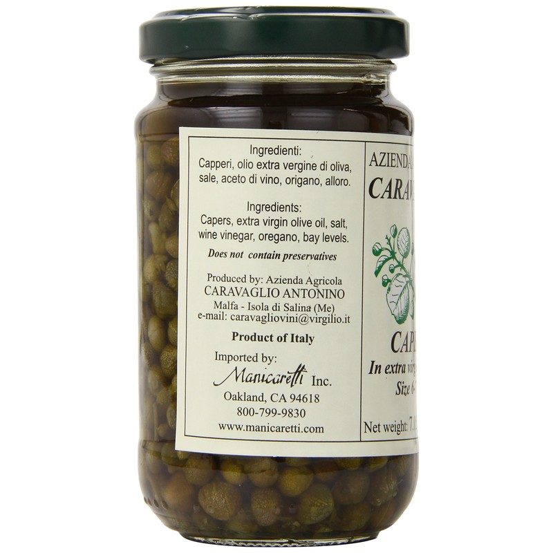 Antonino Caravaglio Marinated Capers with Herbs In Extra Virgin Olive