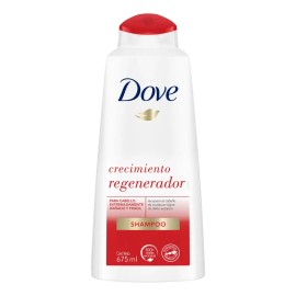 Dove shampoo Crecimiento Regenerador para el cuidado del cabello extremadamente frágil y dañado dejándolo hidratado y suave 675ml