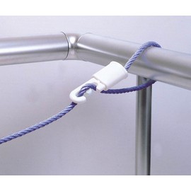 Ohe ML2 Laundry Drying Clothesline, Blue, Approx. Length 196.9 inches (500 cm), Laundry Line, Thick Roll, Slits for Hanging Hangers Included