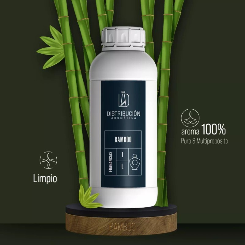 Distribución Aromática Esencia Bamboo P/a Diferentes Aplicaciones 250ml