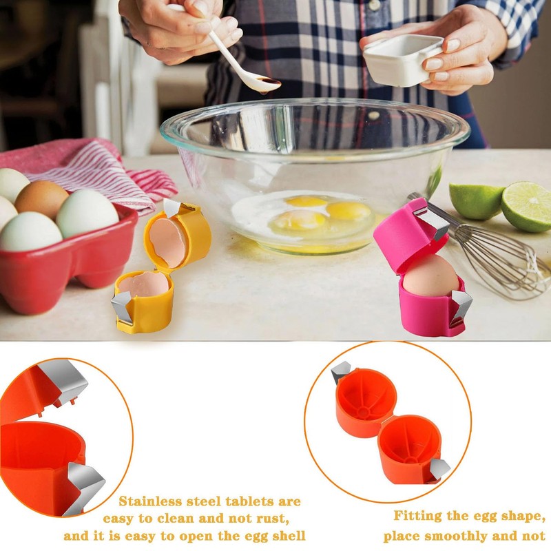 3 Packs Eggshell Remover, Egg Shell Cutter Tool, Egg Cracker