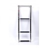 Amarine Made 3 Steps Folding Boat Ladder Telescoping Swim Boat