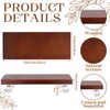 Sliner Wood Risers for Decor Display, Bathroom Counter Sink Decoration,