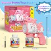 Babuloo Dolphins Bubble Gun for Kids, Portable Bubble Machine 10000+