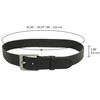 Gusti Leder Leather Belt - Trowel Simple Belt with Silver