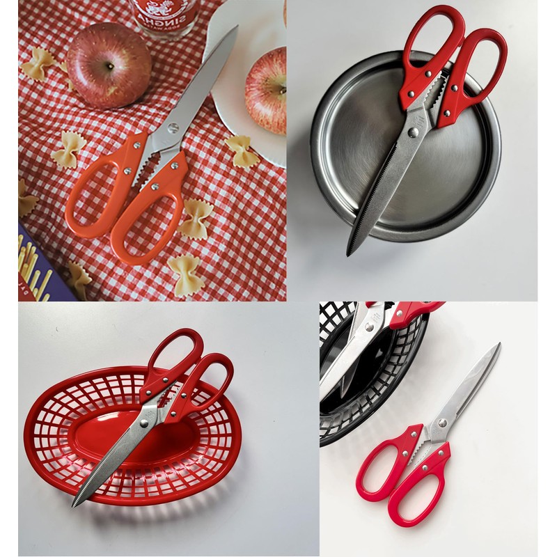 Multipurpose Kitchen Shears Heavy Duty Japan Tanaka Scissors Diamond Cut