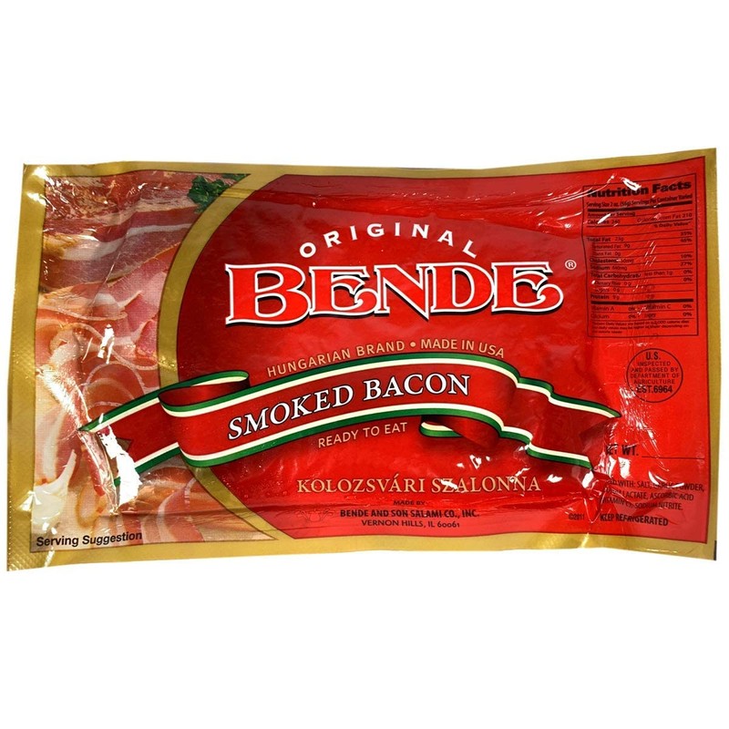 Bende Smoked Bacon Kolozsvari 0.9 Lb - European Smoked Bacon