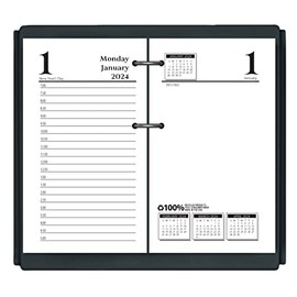 House of Doolittle 2024 Desk Calendar Refill, Daily, Economy, Fits #17 Base, 3.5 x 6 Inches, January - December (HOD4717-24)
