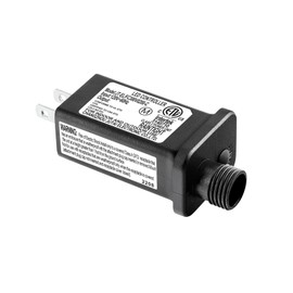 Jantoy Replacement LED Transformer 30V LED Controller Class 2 Power Supply, IP44 Waterproof Low Voltage Transformer US Plug Compatible with Christmas Light, String Light Indoor Outdoor Use (30V 6W)