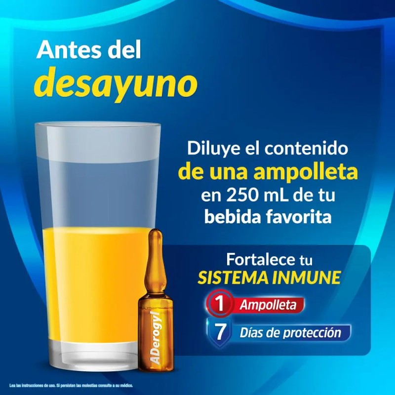 Aderogyl Multivitamínico Ampolletas Vitaminas Fortalece Sistema Inmune Refuerza Tus Defensas