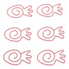 100Pcs Carrot Paper Clips Carrot Shape Strong Metal Anti Slip