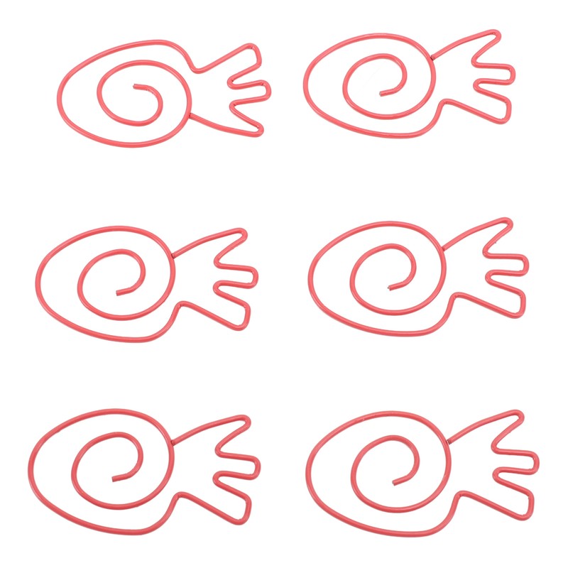 100Pcs Carrot Paper Clips Carrot Shape Strong Metal Anti Slip