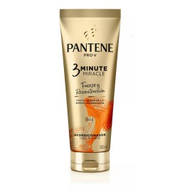Pantene Acondicionador Pantene Pro V 3 Minute Miracle Fuerza Y Reconstrucción 300ml