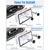 Drsvabze 2-Pack Clear License Plate Covers and Frames - Acrylic