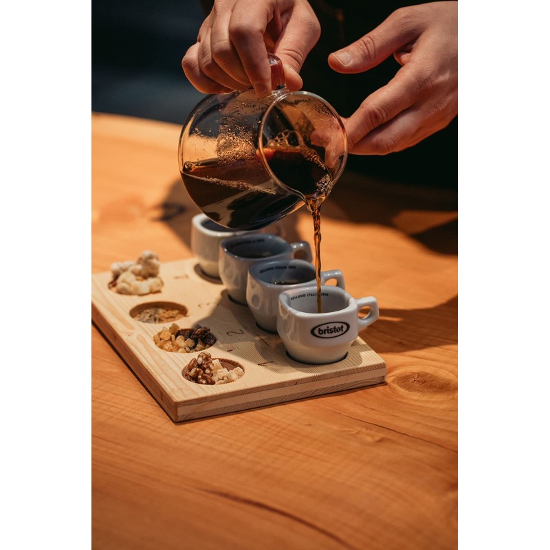 Bristot Porcelain Espresso Cups with Saucers | Dolomit Espresso Cup