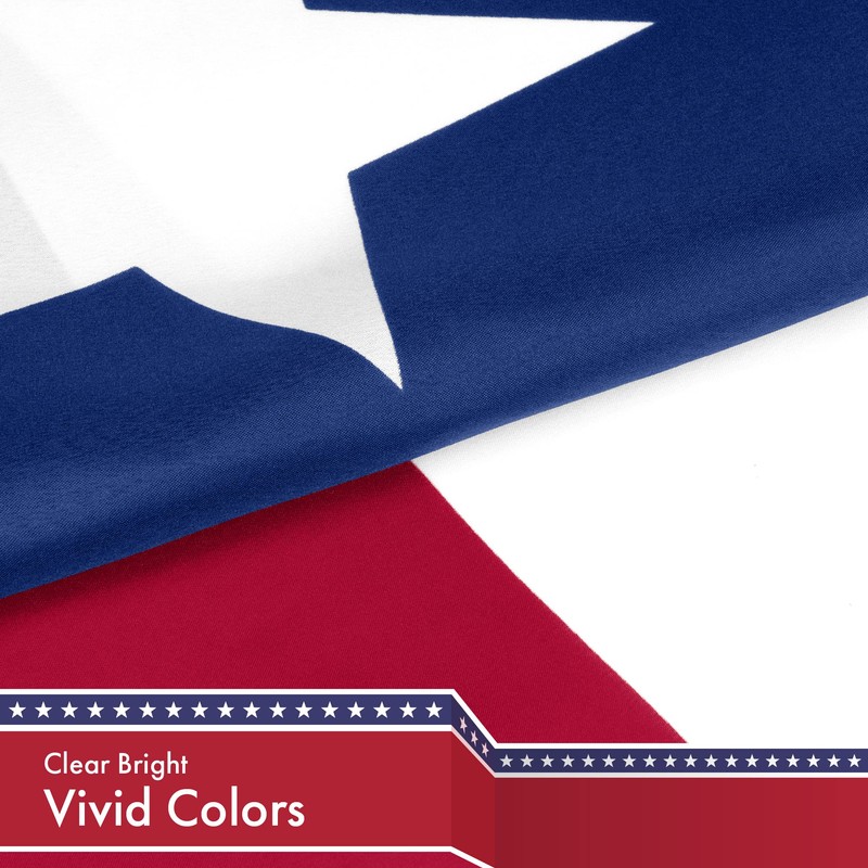 G128 Combo Pack: USA American Flag 3x5 Ft 150D Printed
