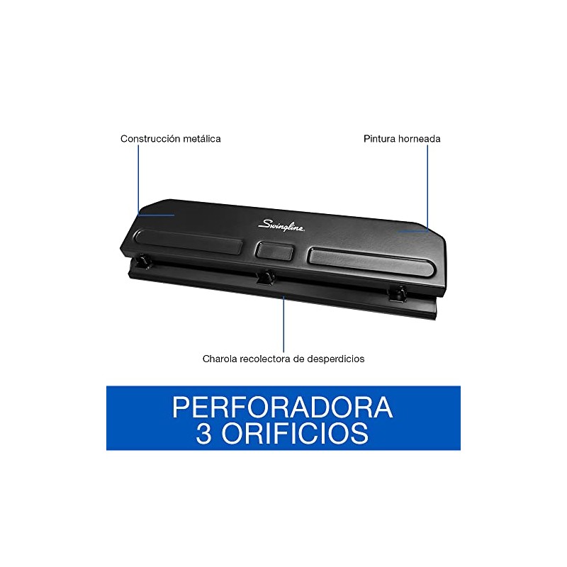 Swingline Perforadora 3 Orificios. P6084