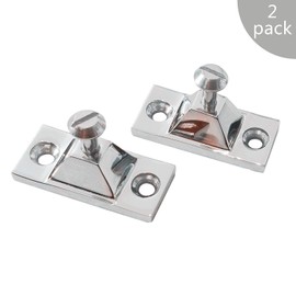 NRC&XRC Mirror Polished Marine Grade 316 Stainless Steel Marine Bimini Boat Top Side Mount Deck Hinge Fitting Hardware