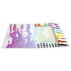 HERMA Elastic Folder Impressions with Colours Motif, A4, Sturdy Cardboard,