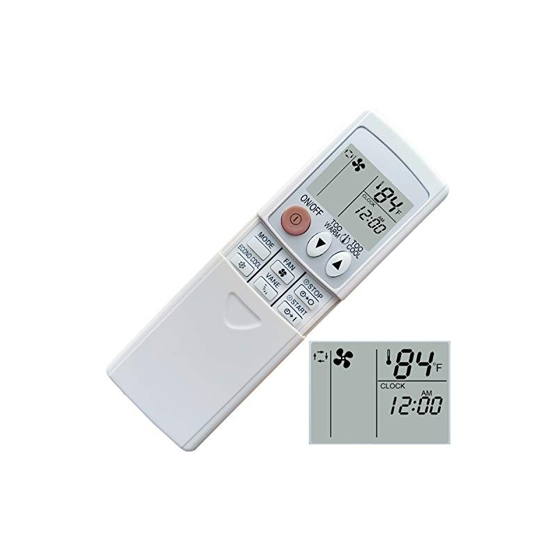 Replacement for Mitsubishi Electric Mr Slim Air Conditioner Remote Control
