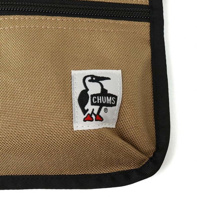 Chums Wearable Sling Shoulder Bag, Sweat Nylon, Navy/Beige