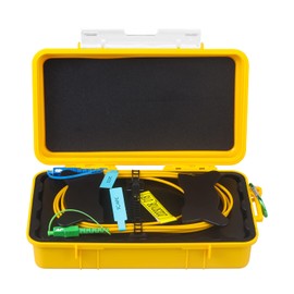Duogalia OTDR Launch Cable Box 1KM SC/UPC-SC/APC SM（9/125） OTDR Fiber Optic Tester Extension Cord Dead Zone Eliminator