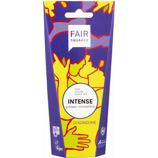 FAIR SQUARED INTENSE Condoms , 10 Pcs