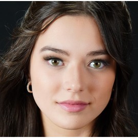 Kontaktlinsen farbig grün mit Stärke | Stark deckend | Natürlich | 2 Stück weiche Jahreslinsen + Behälter, Pinzette, Einsetzhilfe von Charmiga | Aruba Green -5.50 Dioptrien