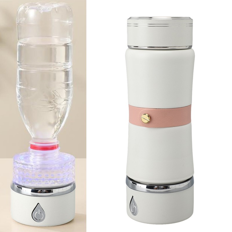 420ml Hydrogen Rich Water Bottle Rechargeable Healthy Portable Hydrogen Water