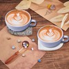 CRASPIRE Marble Pattern Coasters Heart-shape Absorbent Ceramic Coasters Ceramic Stone